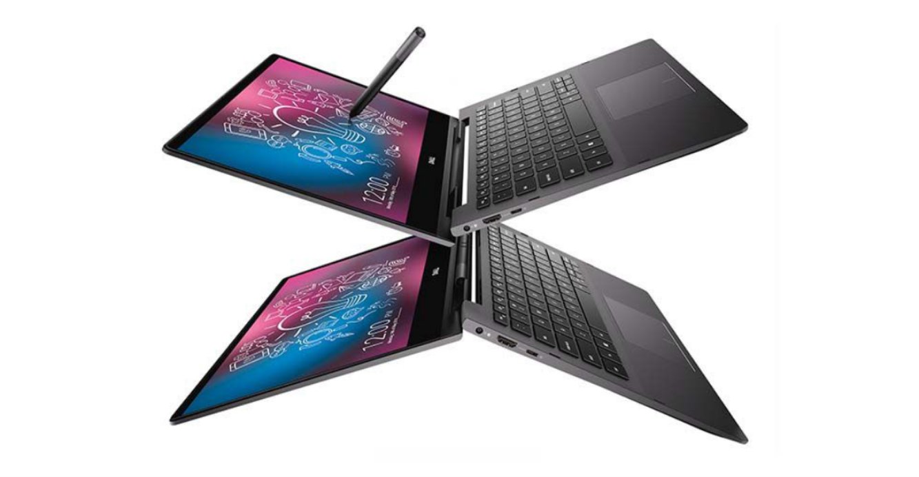 Štýlový konvertibilný notebook Dell Inspiron 13-7391 2v1