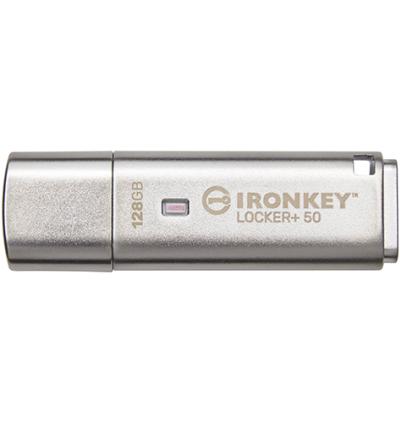 KINGSTON 128GB IronKey Locker+ 50 USB 3.2