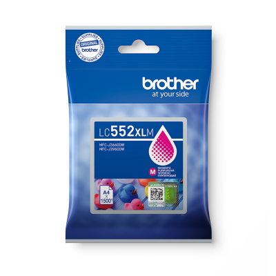 Brother LC-552XLM purpurová atramentová kazeta