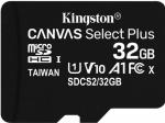 KINGSTON 32GB microSDHC Canvas Select Plus bez adaptéru