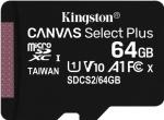 KINGSTON 64GB microSDXC Canvas Select Plus bez adaptéru